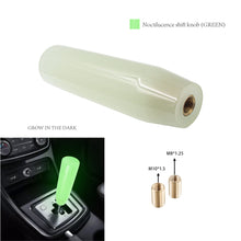 Load image into Gallery viewer, Brand New 15CM JDM Glow in the Dark Green Manual Car Gear Long Stick Shift Knob Shifter M8 M10 M12