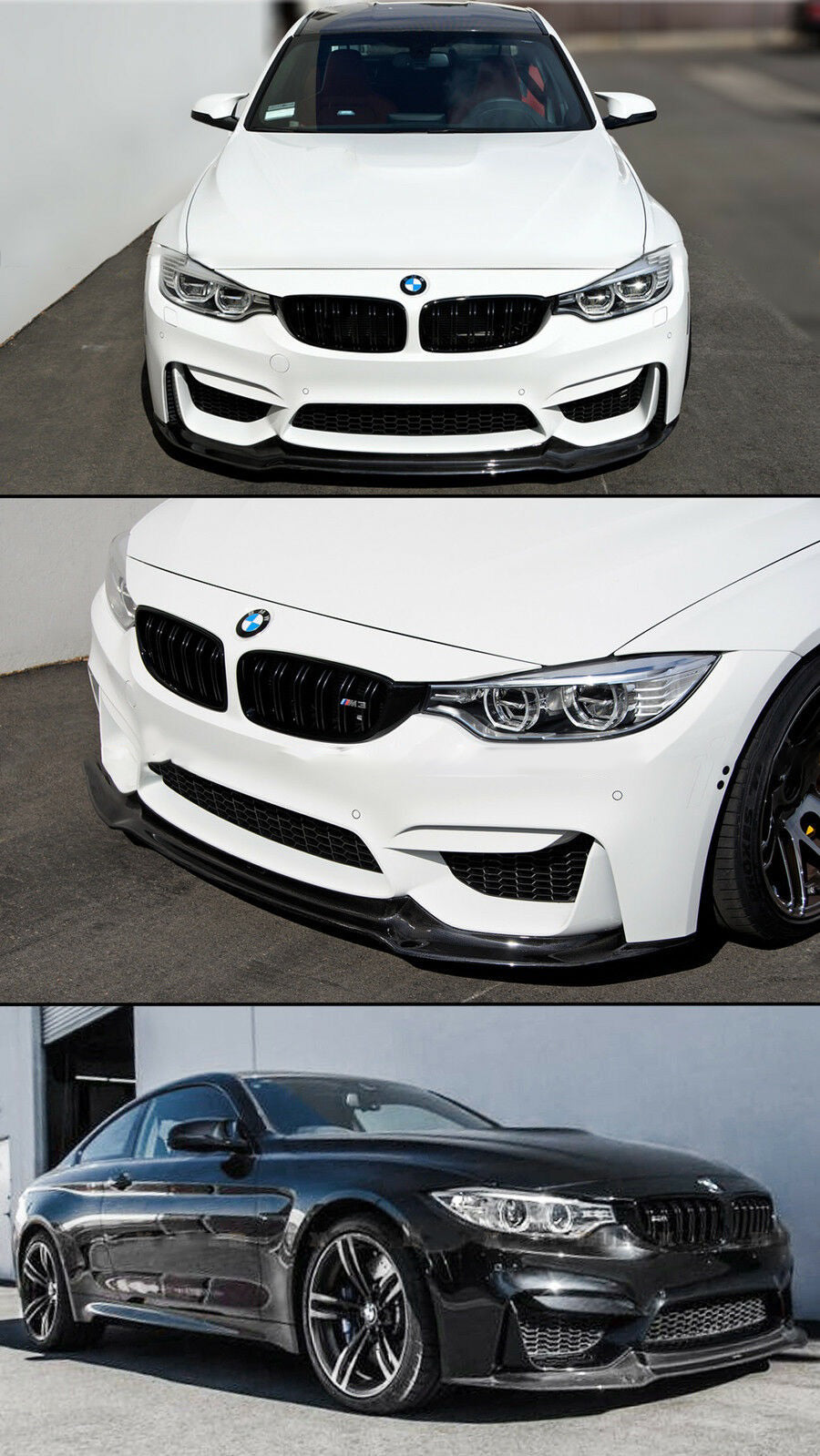 Brand New 2015-2020 BMW F80 M3 F82 F83 M4 V-Style Real Carbon