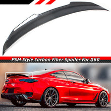 Load image into Gallery viewer, BRAND NEW 2017-2022 INFINITI Q60 HIGH KICK Real Carbon Fiber Rear Trunk PSM Spoiler