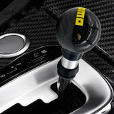 Brand New Universal Momo Real Carbon Fiber Black Round Ball Automatic Car Gear Shift Knob