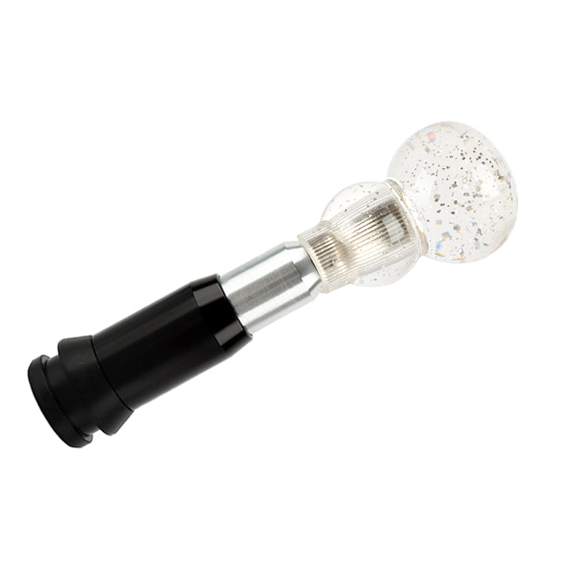 Brand New JDM Clear Glitter Gourd Shape Crystal Automatic Gear Shift Knob Lever Shifter