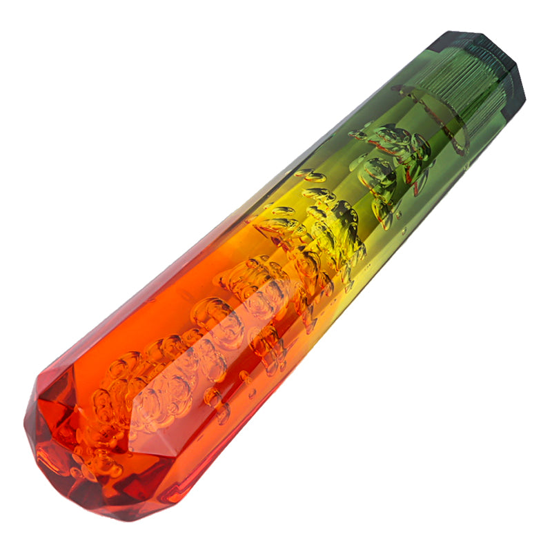 Brand New JDM Universal Diamond Crystal VIP Style Manual Shifter Shift Knob 200MM 3T Red /Yellow/Green