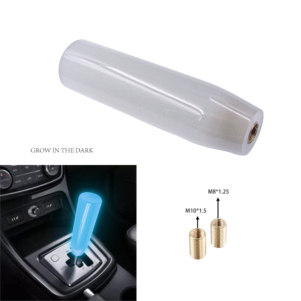 Brand New 15CM JDM Glow in the Dark Blue Manual Car Gear Long Stick Shift Knob Shifter M8 M10 M12