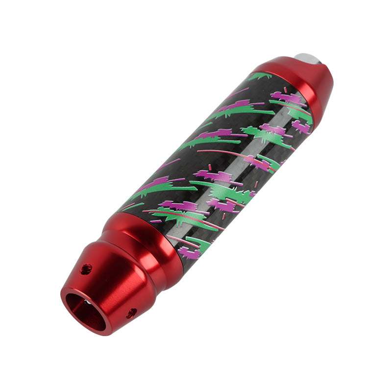 Brand New HKS Universal Real Carbon Fiber Red Aluminum Automatic Transmission Racing Gear Shift Knob