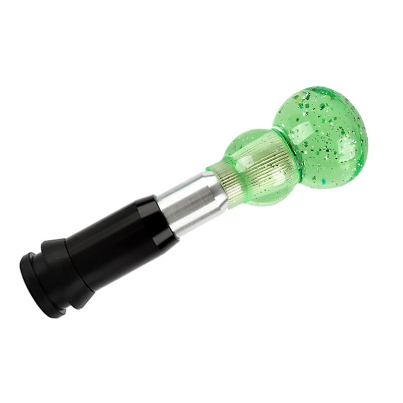 Brand New JDM Green Glitter Gourd Shape Crystal Automatic Gear Shift Knob Lever Shifter