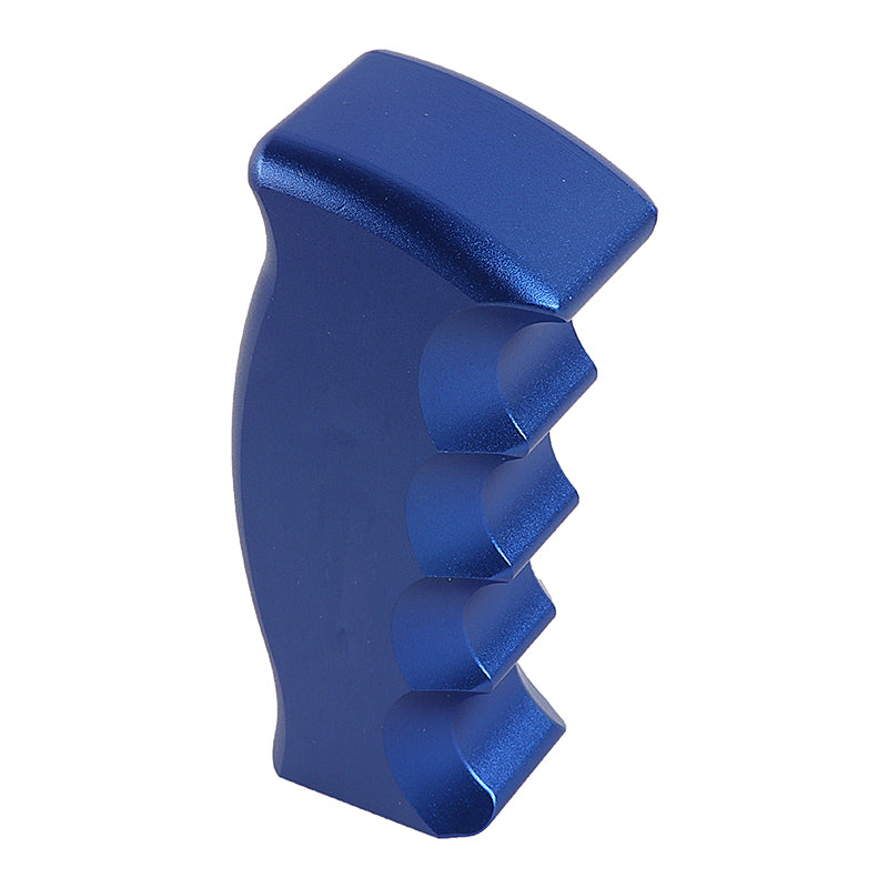 Brand New Universal Blue Aluminum Slotted Pistol Grip Handle Manual Gear Shift Knob Shifter M8 M10 M12