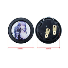 Load image into Gallery viewer, Brand New Universal Anime Hentai Car Horn Button Black Steering Wheel Center Cap