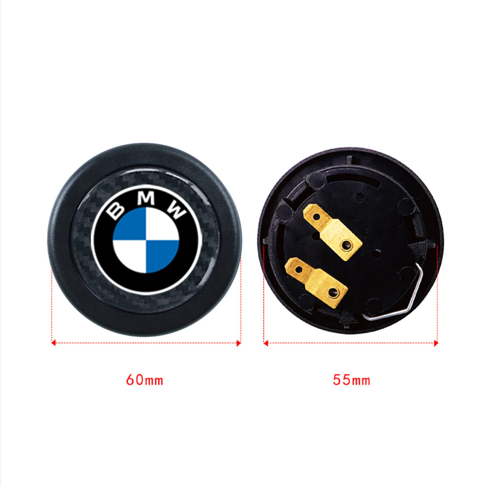 Brand New Universal BMW Car Horn Button Black Steering Wheel Horn Button Center Cap