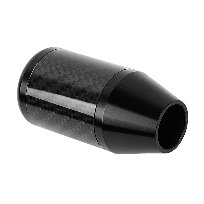 Brand New Universal 5 SPEED Black Real Carbon Fiber Racing Gear Stick Shift Knob For MT Manual M12 M10 M8