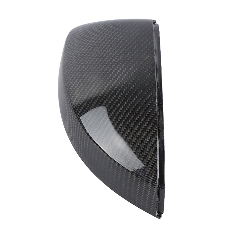 Brand New Audi RS3 2017-2021 Real Carbon Fiber Side View Mirror Cover Replacement Caps Fits Without Lane Assist