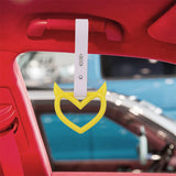 Brand New Devil Demon Heart Yellow JDM TSURIKAWA Ring Subway Train Bus Handle Strap Charm Drift