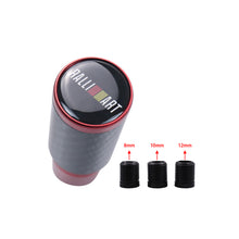 Load image into Gallery viewer, Brand New Universal Ralliart Red Real Carbon Fiber Racing Gear Stick Shift Knob For MT Manual M12 M10 M8