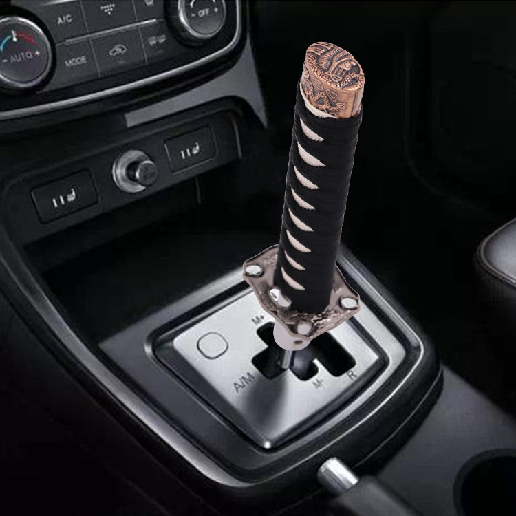 Brand New Universal Japanese Katana Samurai Sword Shift Gear Knob Lever Shifter Gear Metal Aluminum