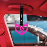 Brand New Devil Demon Broken Heart Pink JDM TSURIKAWA Ring Subway Train Bus Handle Strap Charm Drift