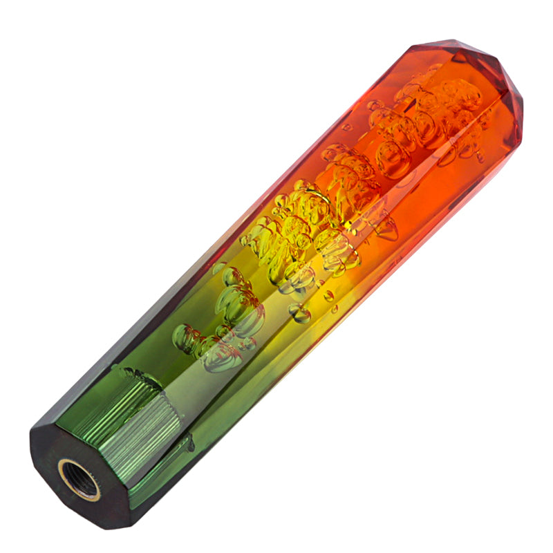 Brand New JDM Universal Diamond Crystal VIP Style Manual Shifter Shift Knob 200MM 3T Red /Yellow/Green