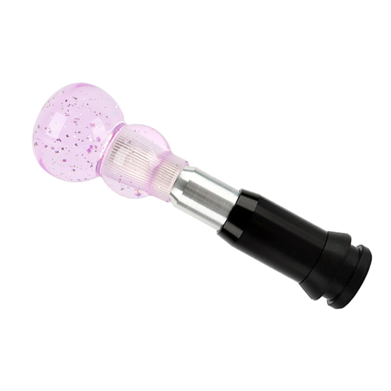 Brand New JDM Purple Glitter Gourd Shape Crystal Automatic Gear Shift Knob Lever Shifter