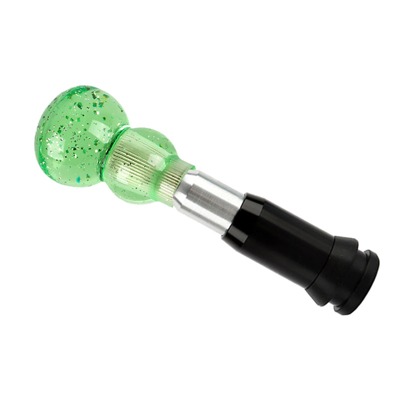 Brand New JDM Green Glitter Gourd Shape Crystal Automatic Gear Shift Knob Lever Shifter