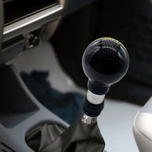 Load image into Gallery viewer, Brand New Universal Momo Real Carbon Fiber Black Round Ball Automatic Car Gear Shift Knob