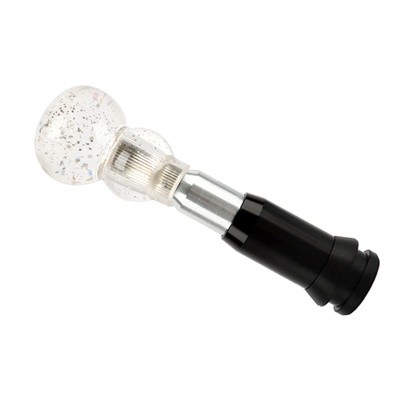 Brand New JDM Clear Glitter Gourd Shape Crystal Automatic Gear Shift Knob Lever Shifter