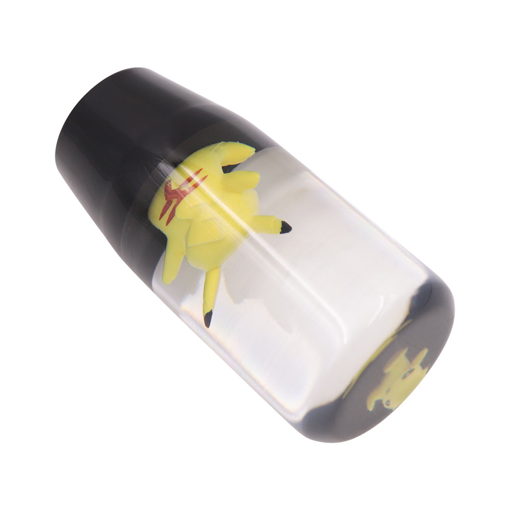 Brand New 1PCS Universal 9CM JDM Clear Anime Pikachu Manual Car Black Base Racing Stick Shift Knob M8 M10 M12