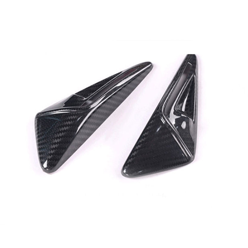 Brand New Tesla Model 3 / Model Y Real Carbon Fiber Side Fender Camera Vent Cover Full Trim