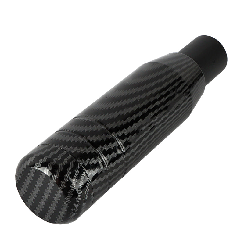 Brand New Universal JDM 13CM Aluminum Carbon Fiber Style Automatic Gear Stick Shift Knob Lever Shifter