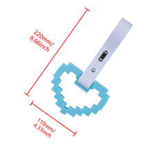 Load image into Gallery viewer, Brand New Minecraft Heart Teal Handle JDM TSURIKAWA Ring Subway Train Bus Handle Strap Charm Drift