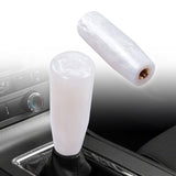 Brand New 12CM Universal Pearl Long White Stick Manual Car Gear Shift Knob Shifter M8 M10 M12