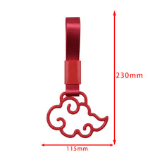 Load image into Gallery viewer, Brand New Cloud Handle Red JDM TSURIKAWA Ring Subway Train Bus Red Handle Strap Charm Drift