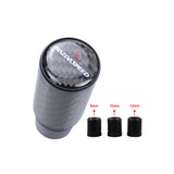 Brand New Universal MAZDASPEED Black Real Carbon Fiber Racing Gear Stick Shift Knob For MT Manual M12 M10 M8