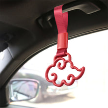 Load image into Gallery viewer, Brand New Cloud Handle Red JDM TSURIKAWA Ring Subway Train Bus Red Handle Strap Charm Drift