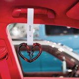 Brand New Broken Heart White JDM TSURIKAWA Ring Subway Train Bus Handle Strap Charm Drift