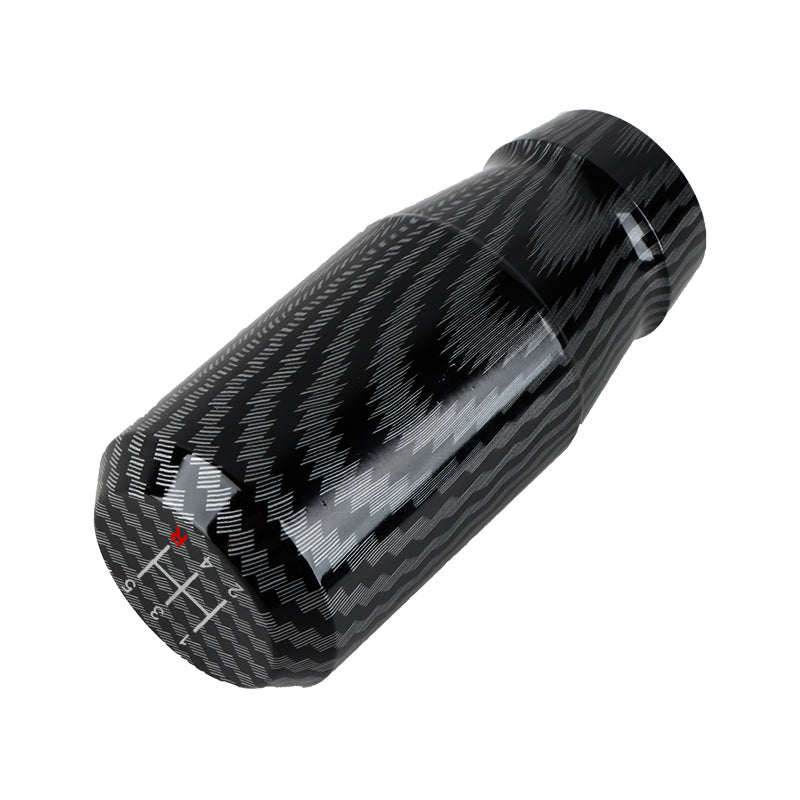 Brand New Universal JDM 5 Speed Aluminum Carbon Fiber Look Manual Gear Stick Shift Knob Shifter M8 M10 M12