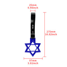 Load image into Gallery viewer, Brand New Hexagram Shaped Blue JDM TSURIKAWA Subway Bus Black Handle Strap Charm Drift