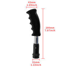 Load image into Gallery viewer, Brand New JDM Black Aluminum Slotted Pistol Grip Handle Automatic Gear Shift Knob Shifter