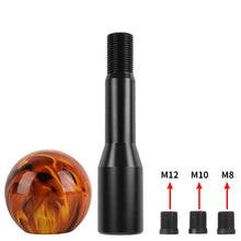 Load image into Gallery viewer, Brand New Universal Fireball Manual Gear Stick Shift Knob M8 M10 M12 &amp; Black Shifter Extender Extension