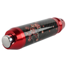 Load image into Gallery viewer, Brand New Sakura Flower Universal Real Carbon Fiber Red Aluminum Automatic Transmission Racing Gear Shift Knob