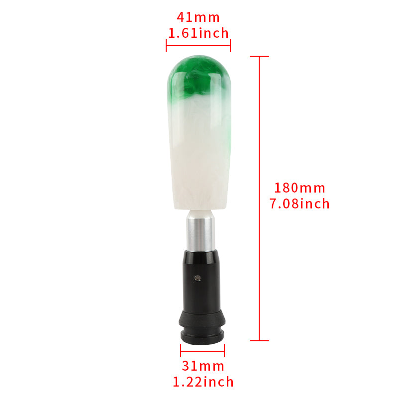 Brand New Universal JDM Green 10CM Marble Style Stick Automatic Transmission Racing Gear Shift Knob