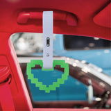 Brand New Minecraft Heart Green (Glows in the Dark) JDM TSURIKAWA Ring Subway Train Bus White Handle Strap Charm Drift