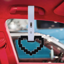 Load image into Gallery viewer, Brand New Minecraft Heart Black Handle JDM TSURIKAWA Ring Subway Train Bus Handle Strap Charm Drift