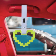 Load image into Gallery viewer, Brand New Minecraft Heart Yellow (Glows in the Dark) JDM TSURIKAWA Ring Subway Train Bus White Handle Strap Charm Drift