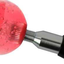 Load image into Gallery viewer, Brand New Universal Crystal Bubble Red Round Ball Automatic Transmission Shift Knob W/ Adapter