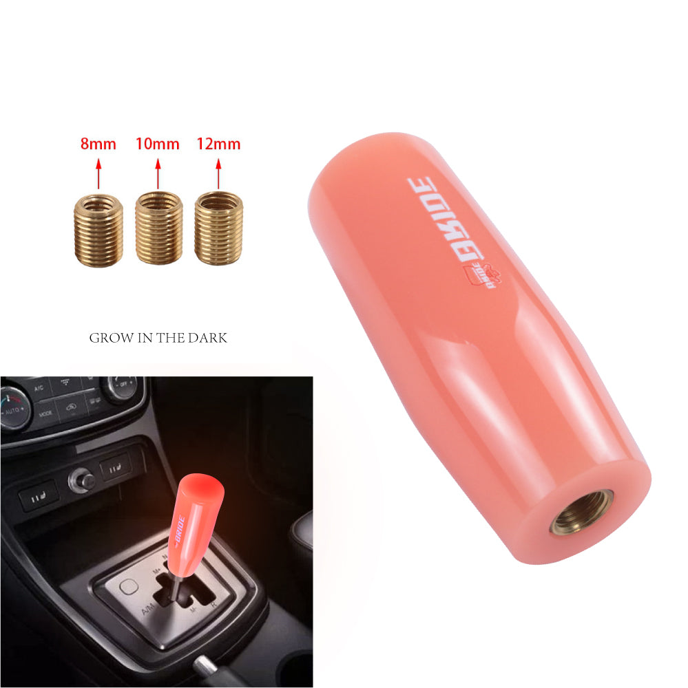 Brand New Universal 12CM BRIDE Glow in the Dark Red Pearl Long Stick Manual Car Gear Shift Knob Shifter M8 M10 M12