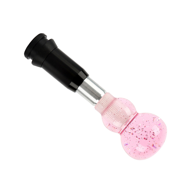 Brand New JDM Pink Glitter Gourd Shape Crystal Automatic Gear Shift Knob Lever Shifter