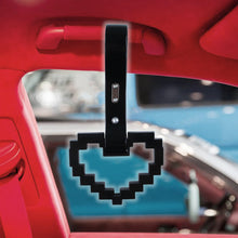 Load image into Gallery viewer, Brand New Minecraft Heart Black Handle JDM TSURIKAWA Ring Subway Train Bus Handle Strap Charm Drift