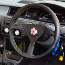 Load image into Gallery viewer, Brand New Universal Anime Hentai Car Horn Button Black Steering Wheel Center Cap