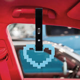 Brand New Minecraft Heart Teal Handle JDM TSURIKAWA Ring Subway Train Bus Handle Strap Charm Drift