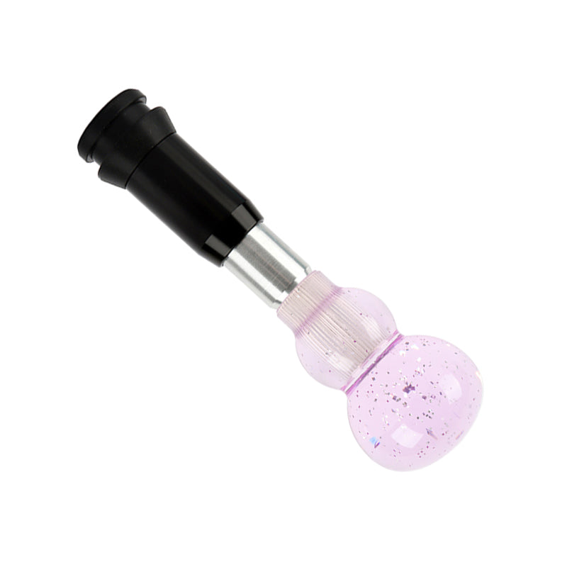 Brand New JDM Purple Glitter Gourd Shape Crystal Automatic Gear Shift Knob Lever Shifter