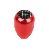 Brand New Universal Real Carbon Sticker 5 Speed Aluminum Manual Gear Stick Red Shift Knob M8 M10 M12