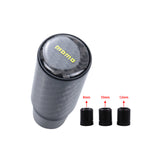 Brand New Universal Momo Black Real Carbon Fiber Racing Gear Stick Shift Knob For MT Manual M12 M10 M8